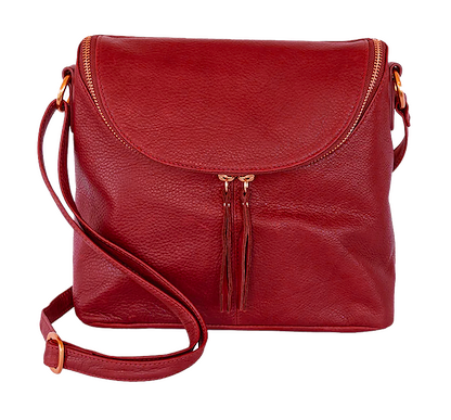 Osgoode Marley Sophia Medium Crossbody Garnet - 7054GR