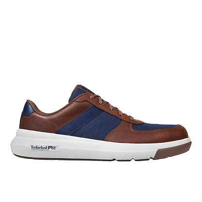 Timberland PRO Men's Bridgeport Composite Toe Athletic Work Shoe Brown/Blue - TB0A43EGEDU