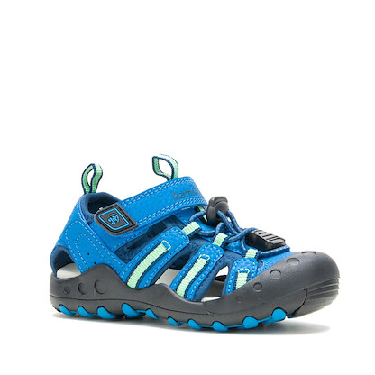 Kamik Unisex Kids Crab Sport Sandal Blue Green - HK9594-BG2