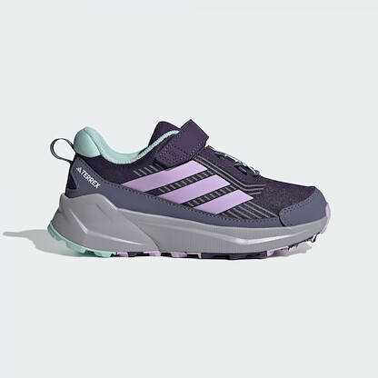 Adidas Unisex Kid's Terrex Trailmaker 2 Hiking Shoes Aurora Plum/Powder Plum/Semi Flash Aqua - JS0499