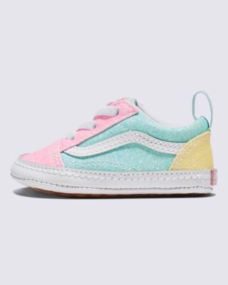 VANS Infant Old Skool Crib Shoe Pastel Glitter Pastel Multi - VN000CS5ZQP