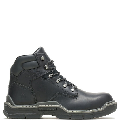 WOLVERINE Men's Raider 6" DuraShocks® CarbonMAX® Composite Toe Work Boot Black - W211100