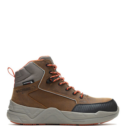 WOLVERINE Men's 6" ProShift LX EnergyBound CarbonMax® Composite Toe Waterproof Work Boot Sudan Brown - W2410011