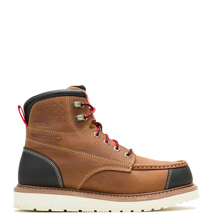 WOLVERINE Men's 6" Loader II FT Soft Toe EH Hyperrrest Work Boot Trail  - W260015