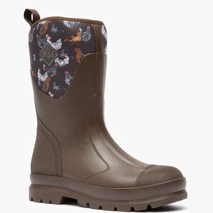 Muck Boot Company Women's Chore Classic Mid Waterproof Outdoor Boot Brown -  WCHM9CK