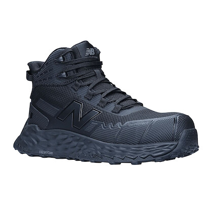 New Balance Women's FF Cremornee Mid Triple Black Composite Toe Work Boot - WUFCMCWPBB