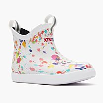 XTRATUF Unisex Big Kids Ankle Deck Boot Paint Splatter - XKAB1PSY