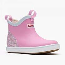XTRATUF Unisex Big Kids Trolling Pack Fleece Lined Ankle Deck Boot Orchid - XKABTP5Y