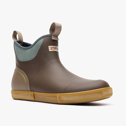 XTRATUF Men's Ankle Deck Boot Brown - XMABV900