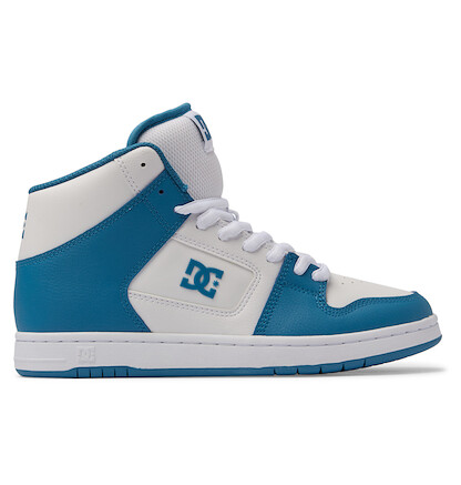 DC Shoes Women's Manteca 4 Hi High-Top Shoes Blue/White - ADJS100164-BWT