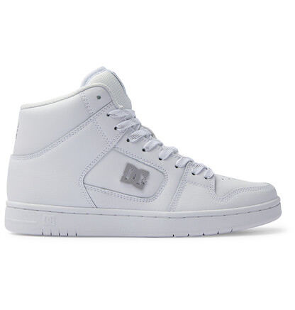 DC Shoes Women's Manteca 4 Hi High-Top Shoes White/Silver - ADJS100164-WS4