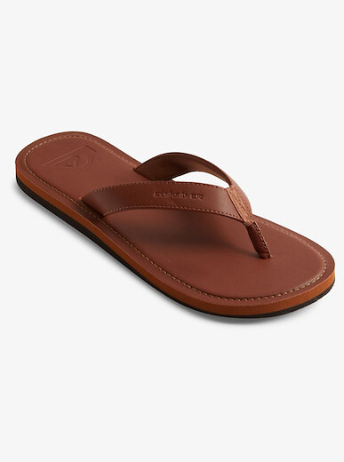 Quiksilver Men's Molokai Nubuck Flip Flop Sandals Tan Solid - AQYL100960-TKD0