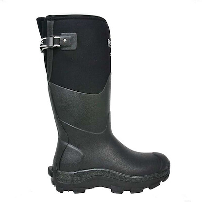 Dryshod Women's Arctic Storm Hi Gusset Extreme Conditions Pull On Winter Boot Black/Grey - ARSG-WH-BK
