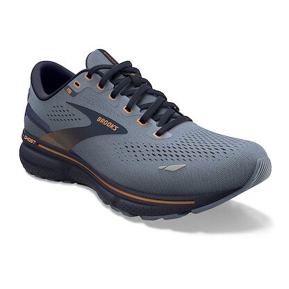 Brooks Men's Ghost 15 Running Shoe Flintstone/Peacoat/Oak - 110393-025