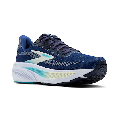 Brooks Women’s Ghost 17 Running Shoe Navy/Green/Turquoise - 120431-458