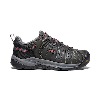 KEEN Utility Women's Flint II Steel Toe Work Shoe Magnet/Rose - 1023232
