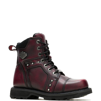 Harley-Davidson Women's Oakleigh Burgundy Riding Boot - D84869