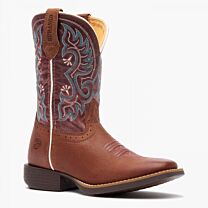 Durango Shyloh Unisex Kids' Western Boot Rusty Brown/Dusty Rose - DBT0254Y