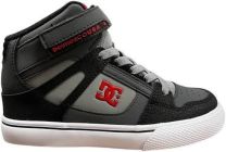 DC Shoes Unisex Kids Pure Hi Top EV Skate Shoe Grey/Black/Red - DC01795012-GYBKRD