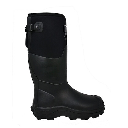 Dryshod Men's DungHo Max Gusset Extreme-Cold Conditions Waterproof  Barnyard Boot Black - DHMG-MH