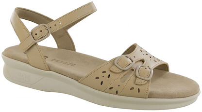 SAS Women's Duo Quarter Strap Sandal Warm Stone - 0087-881