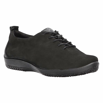 Arcopedico Women's Francesca Tie Shoe Black Leather - 6923-2U