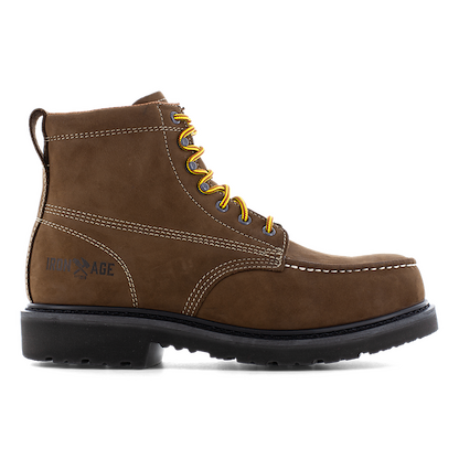 IRON AGE Men's 6" Solidifier Composite Toe Work Boot Brown - IA5066