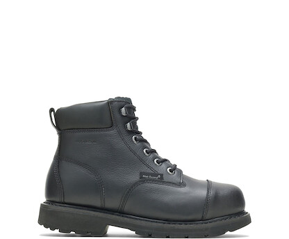 Hytest Brone Waterproof Metatarsal Guard Steel Toe 6" Work Boot Black - K13810