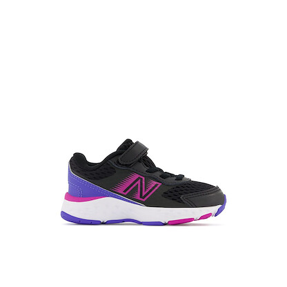 New Balance Unisex Toddlers' 680 v6 Bungee Shoe Black - IA680BP6