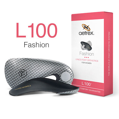 Aetrex Women's Fashion Orthotics for Heels - L100W
