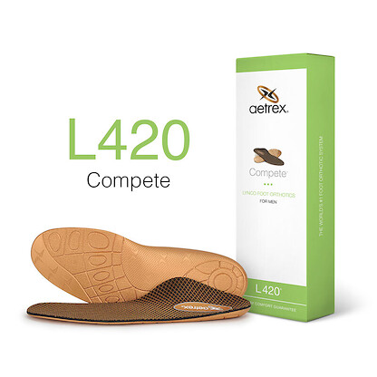 Aetrex Men's Compete Posted Orthotics (Lynco) - L420M