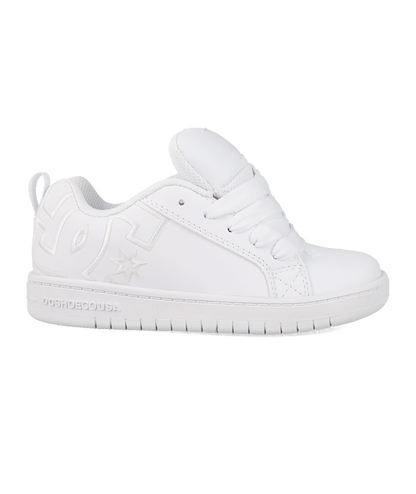 DC Shoes Unisex Kids' Court Graffik Shoes White - DC01664103-WHT
