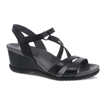 Dansko Women's Addyson Black Glazed Kid Leather - 1611500200