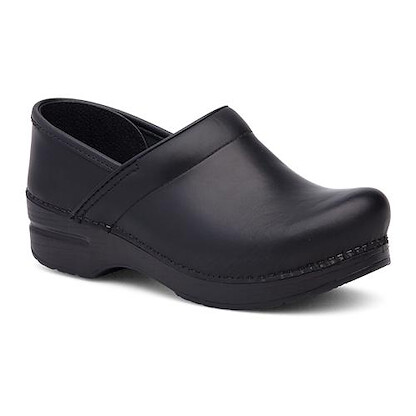 Dansko Women's Professional Clog Ebony Full Grain Leather - 306500202