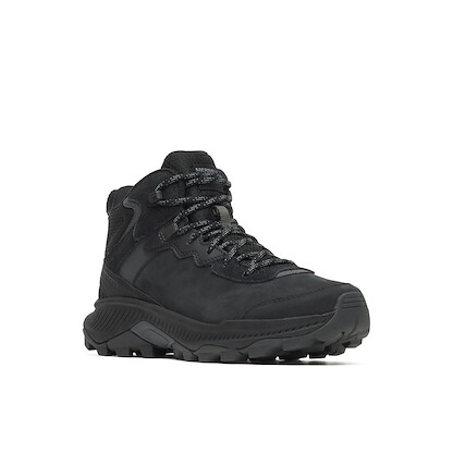 Merrell Men's Moab Speed Strike 2 Leather Mid Waterproof Black - J038071