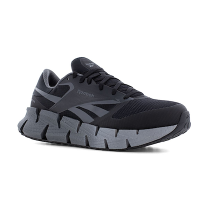 Reebok Work Men's Floatzig Work Composite Toe ESD Athletic Work Shoe Black/Gray - RB3031