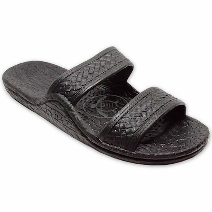 Pali Hawaii Unisex Original Jandal Sandal Black - PH-0405-BLK