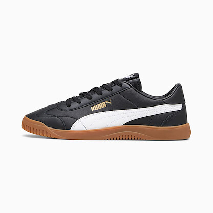PUMA Men's Club 5v5 Shoes Sneaker, Black White Gold
