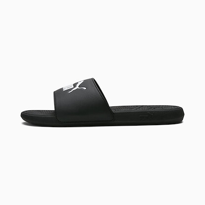 PUMA Men's Cool Cat 2.0 Slide Sandals Puma Black/Puma White