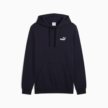 PUMA Men's Essentials Small Logo Fleece Hoodie New Navy - 68799616
