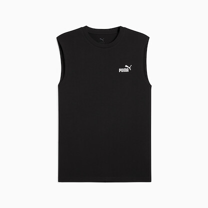 PUMA Men's Essentials Sleeveless T-Shirt Medium Puma Black - 68801401