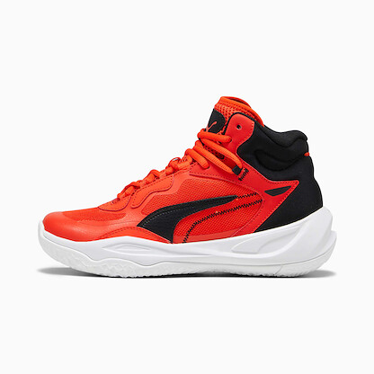 PUMA Unisex Kids' Playmaker Pro Mid Jr Red Blast/Fiery Red - 37833012