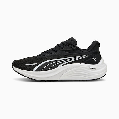 PUMA Women's Electrify Nitro 4 Running Shoe Puma Black/Puma White - 31078801