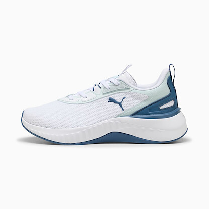 PUMA Women's Softride Sera Running Shoe Puma White/Dark Indigio/Sea Glass - 31120805