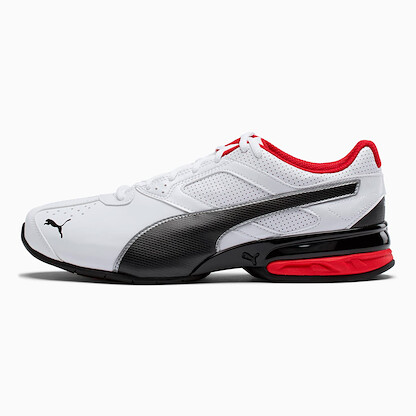 PUMA Men's Tazon 6 FM Running Shoe White/Black/Silver - 18987302