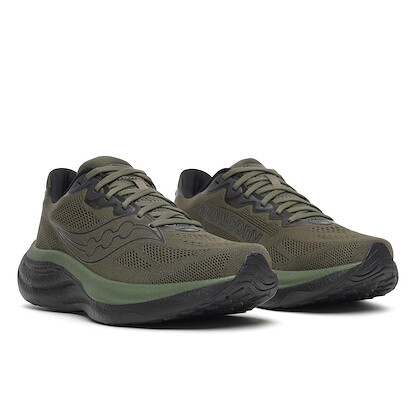 Saucony Men's Ride 19 Fatigue/Black Running Shoe - S101566-1008