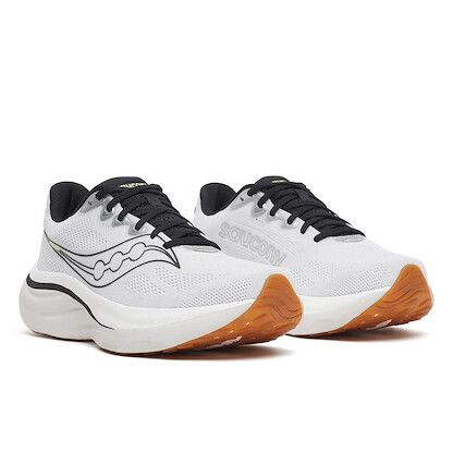 Saucony Men's Ride 19 White/Quartz Running Shoe - S101566-1003