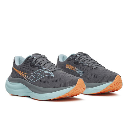 Saucony Women's Ride 19 Carbon/Gulf Running Shoe - S101513-1009