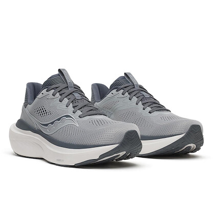 Saucony Men's Echelon 11 X-Wide Fossil/Gunmetal Running Shoe - S100989-1002