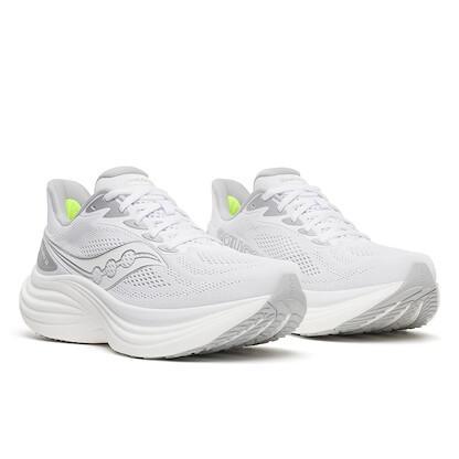 Saucony Men's Triumph 24 White/Silver Running Shoe - S100997-1016